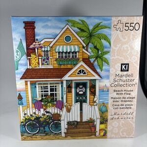 KI Puzzle 550 Pieces Mardell Schuster Collection Jigsaw Puzzle Beach House New